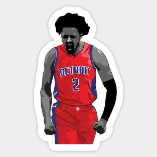 Cade Cunningham Vector Celebration Sticker